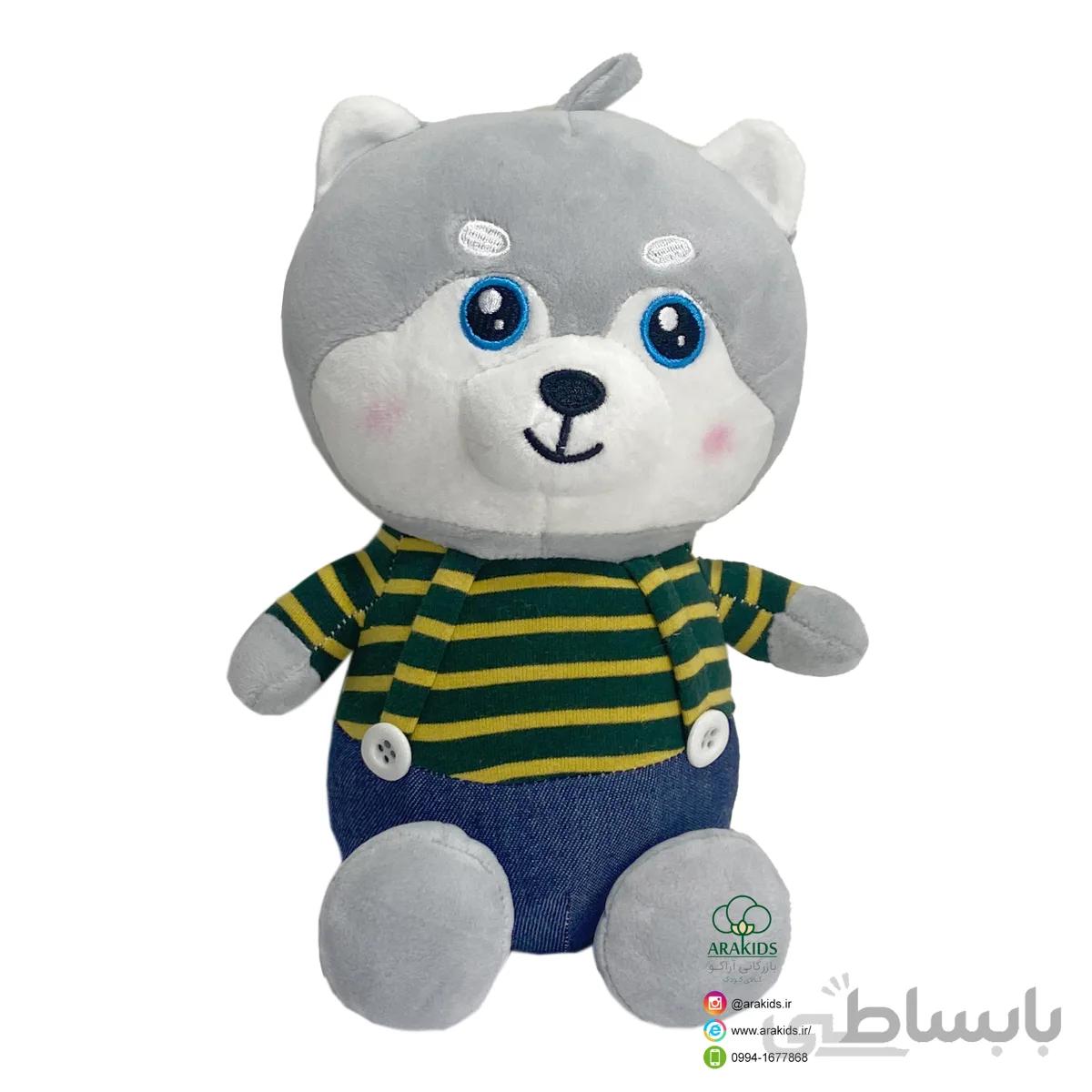 روباه لباس راه راه 30 سانتی کد 16114