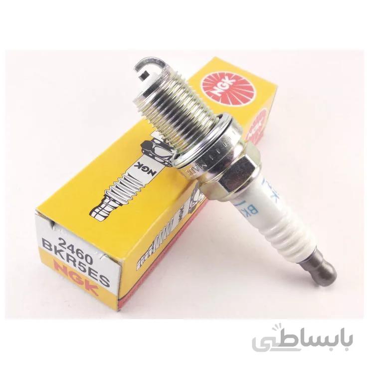 شمع انژکتوری پایه کوتاه گرم NGK ژاپن BKR5ES 2460 ا BKR5ES