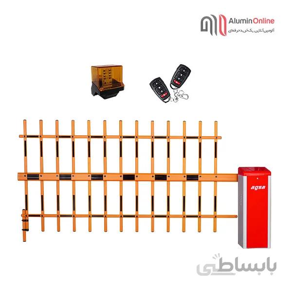 راهبند بازویی فنس ۳ ردیفه آگسا مدل AGSA406EF - اقتصادی