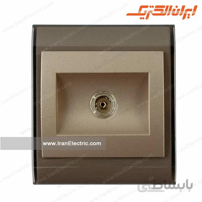پریز آنتن تلویزیون ایران قهوه ای بژ