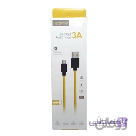 کابل اورجینال تایپ سی Realme مدل R5 فست شارژ