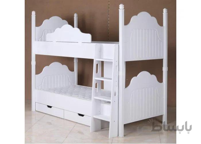 تخت دو طبقه پالی (بدون باکس زیر تخت)