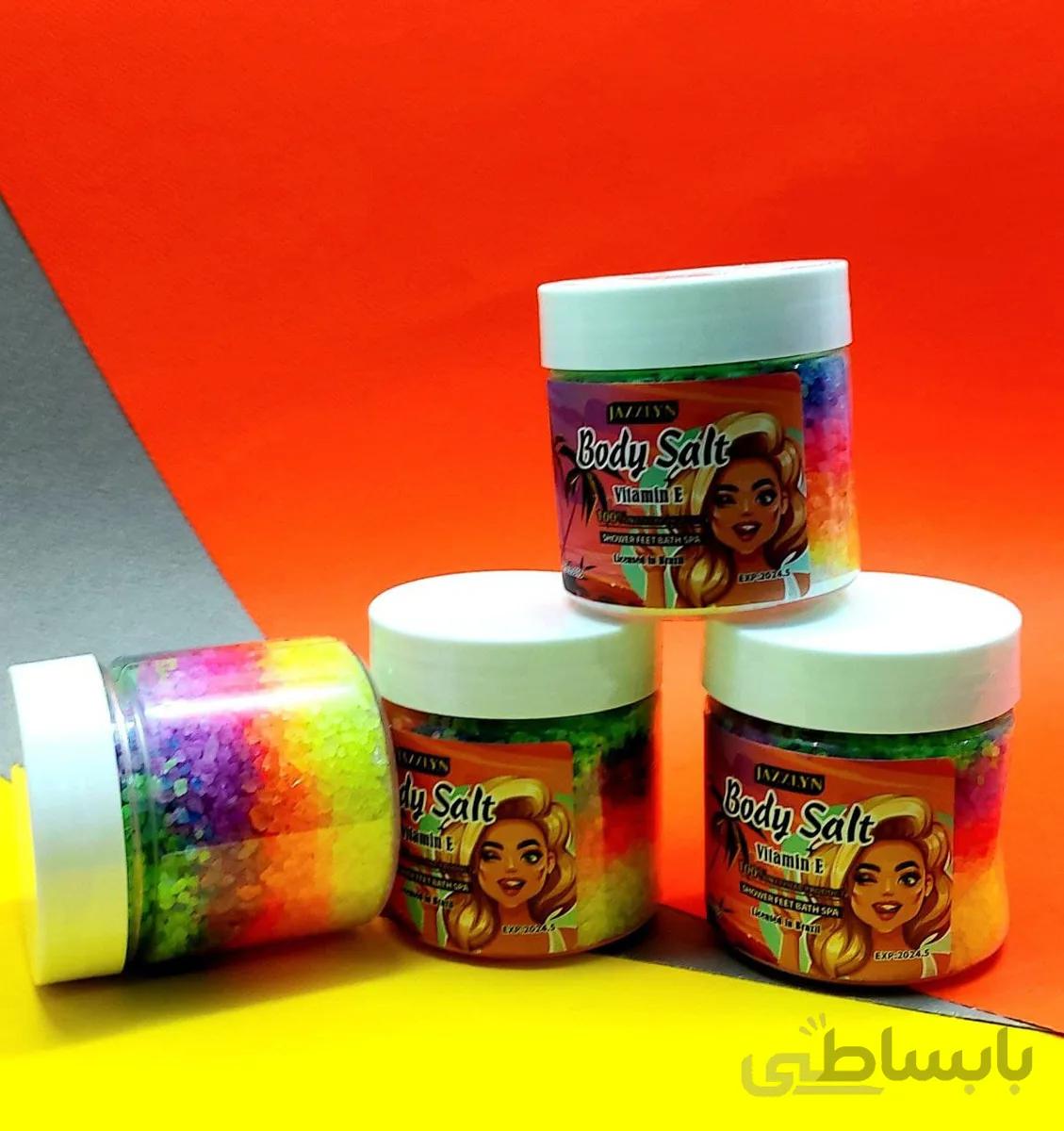 نمک کریستالی بدن 400 گرمی برزیلی JAZZLYN