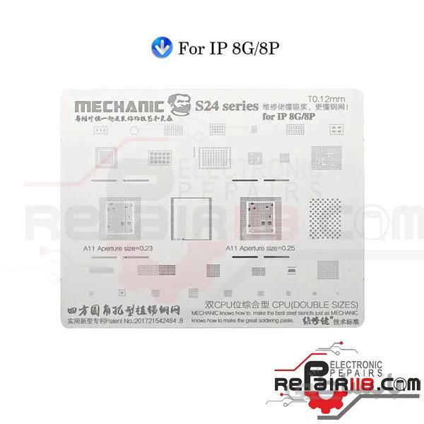 شابلون مکانیک S24 مخصوص آیفون 8G/8P | شابلون آیفون MECHANIC S24-8G/8P
