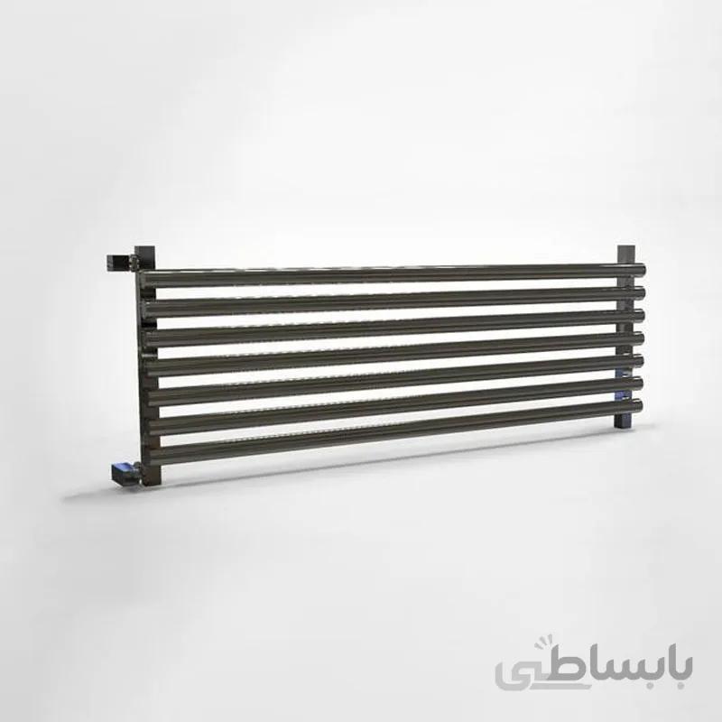 رادیاتور استیل کروم مات مدل منار