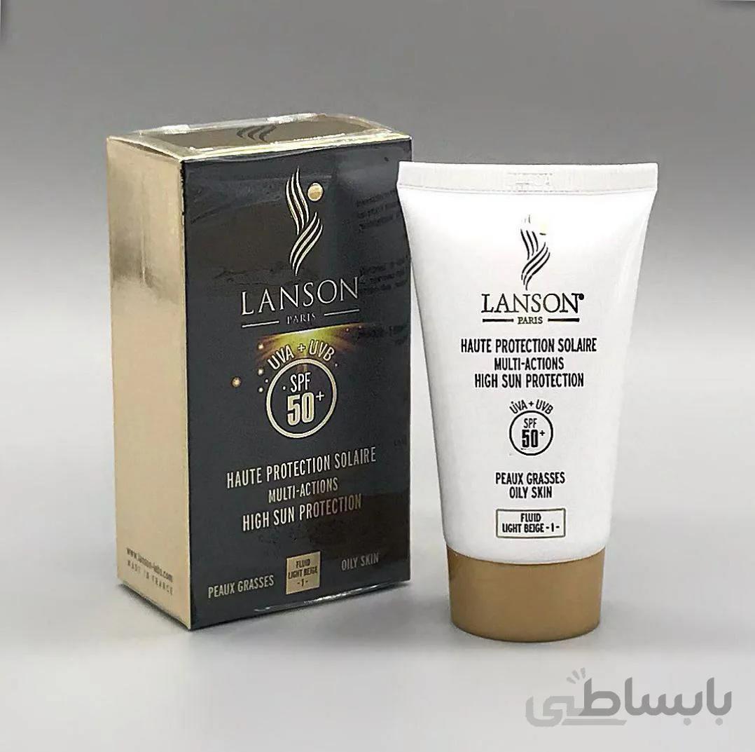 کرم ضد آفتاب لانسون حاوی spf 50