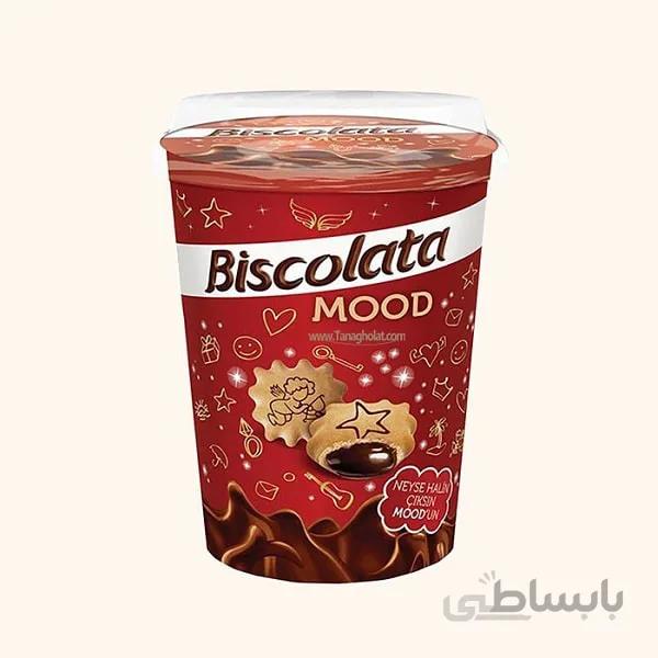 بیسکولاتا مود شکلاتی 125 گرم قرمز ا Biscolata Mood Choclate 125g