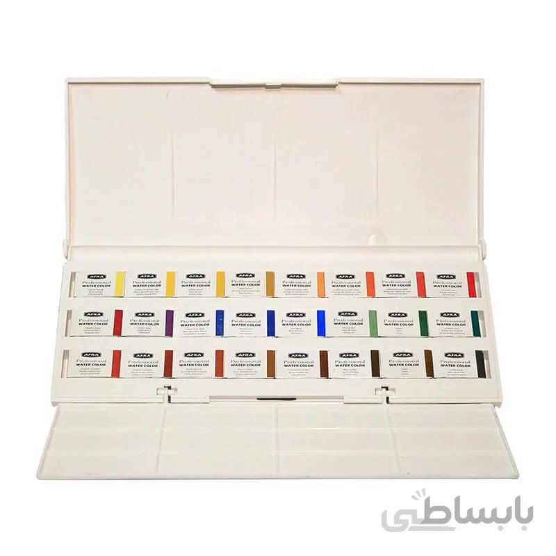 ست آبرنگ 24رنگ افرا کد044