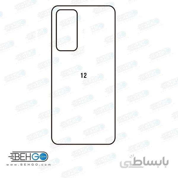 برچسب پشت گوشی شیائومی Xiaomi 12/12X