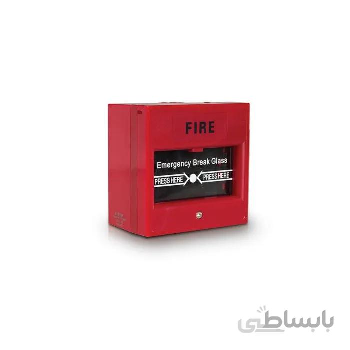 شستی اعلام حریق زیتکس دارای کلید تست مدل ZITEX ZI-CP 85