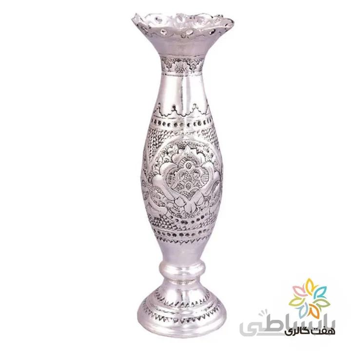 گلدان موشکی نقره نما کد ۱۰۴۶۶