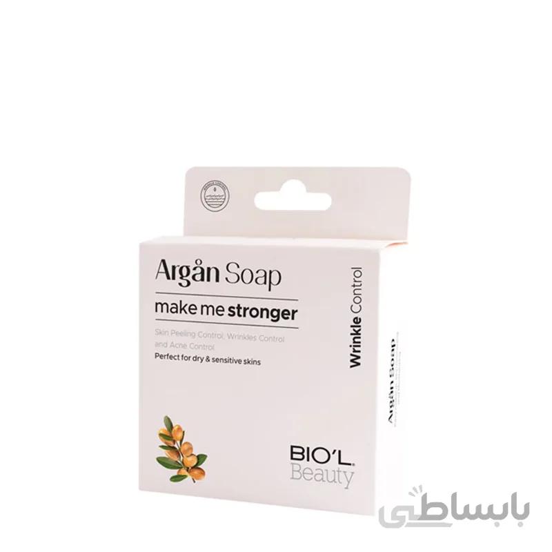 صابون آرایش پاککن گلیسرینه آرگان پوستهای خشک و حساس بیول ا Argan So Intimate Face Wash Makeup Remover Soap BIOL