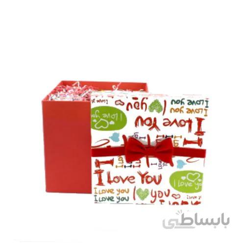 جعبه هدیه طرح i love you کد 6