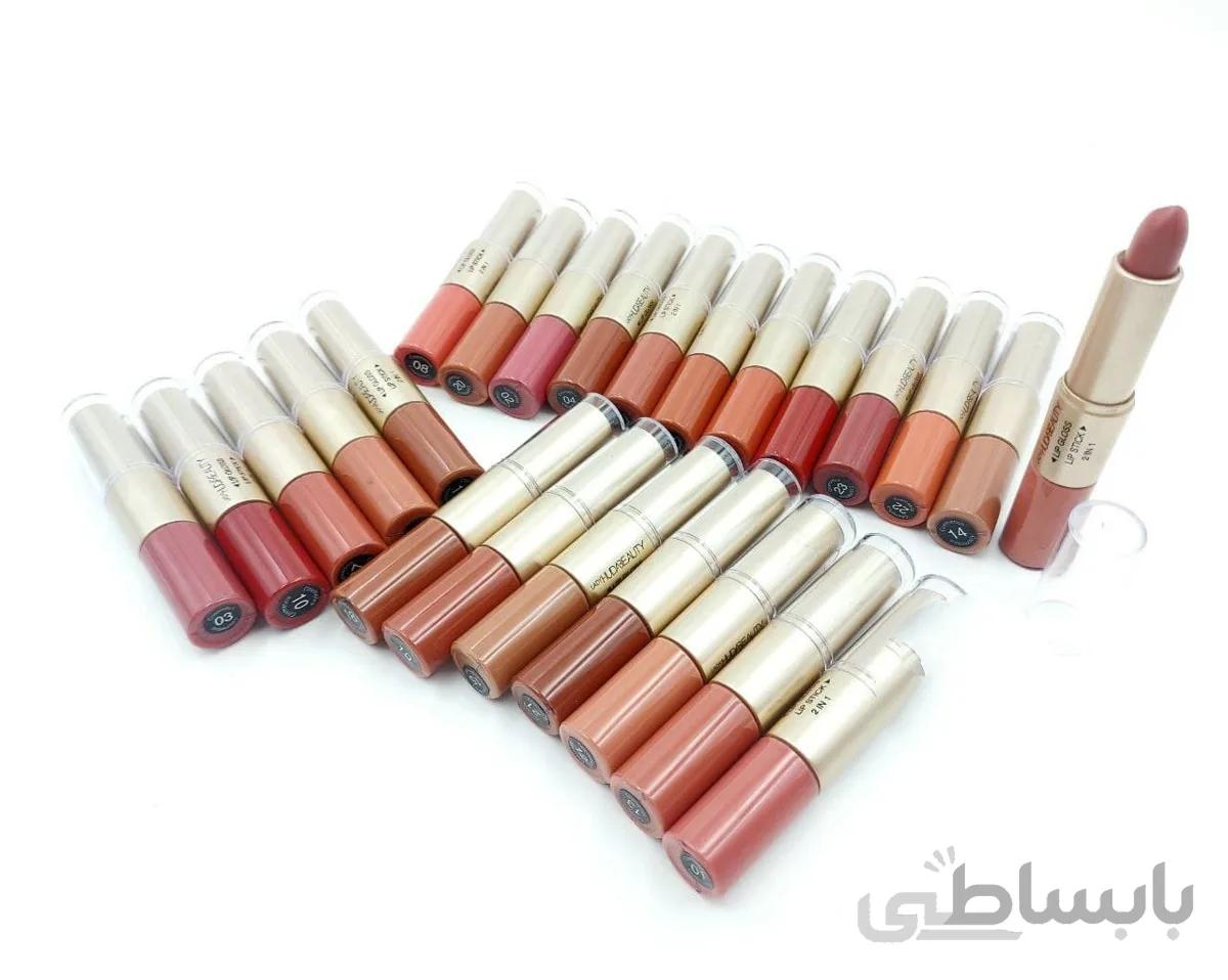 رژلب دوسر جامد و مایع هدی بیوتی