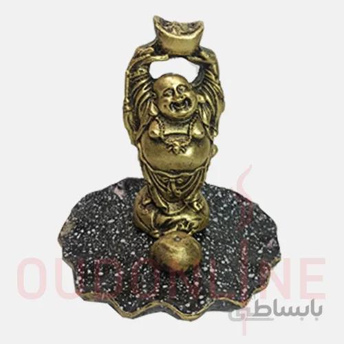 جاعودی شاخه ای طرح برکه مدل بودا خندان ایستاده 1 پلی استر