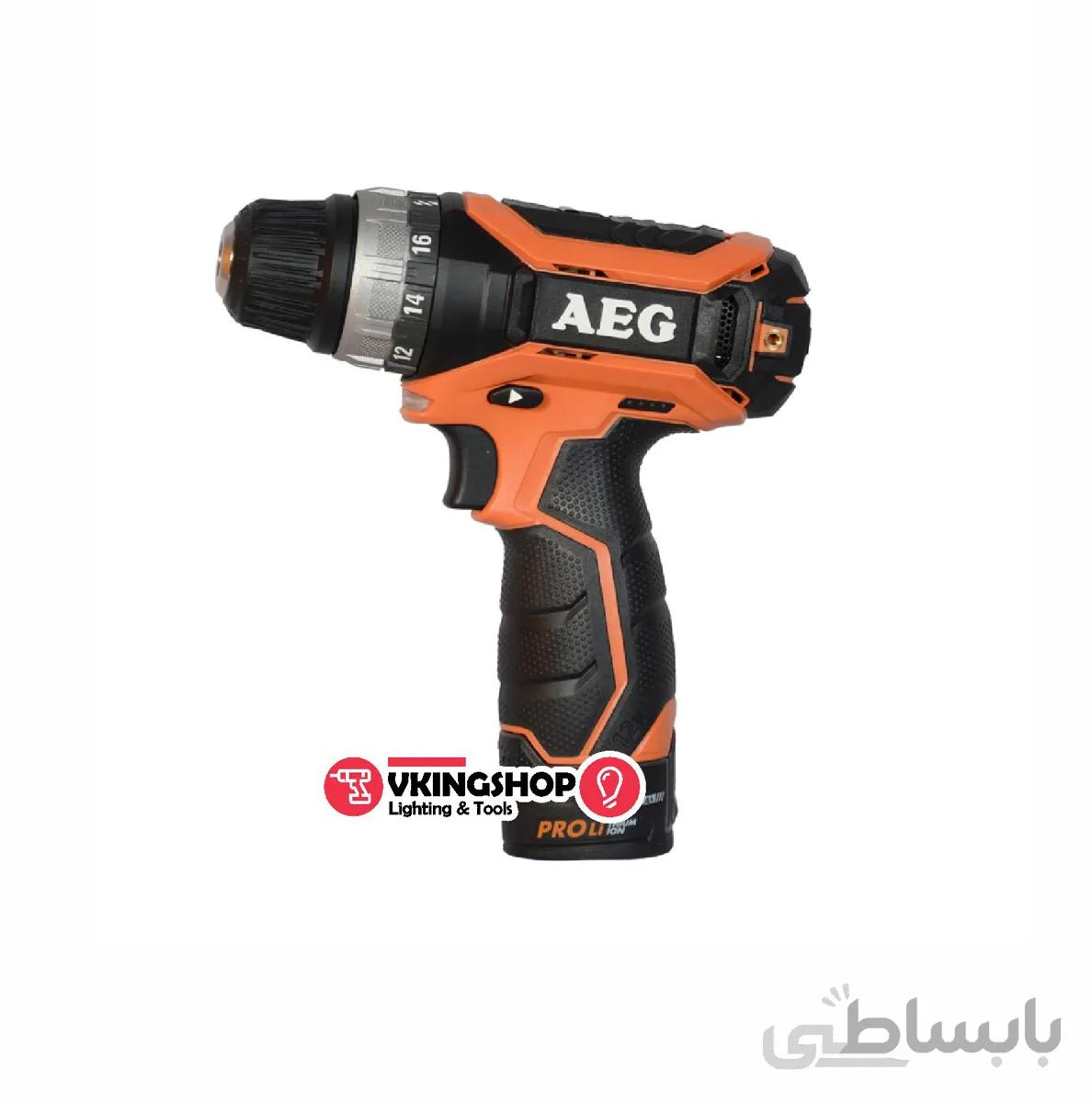 دریل پیچ گوشتی شارژی آاگ مدل BS12C2LI-202CRCC