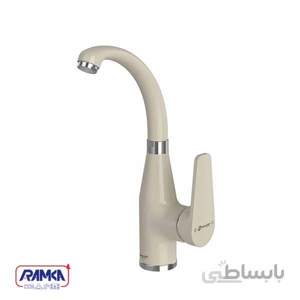 شیر روشویی زدرا شودر مدل لیون شیری کروم