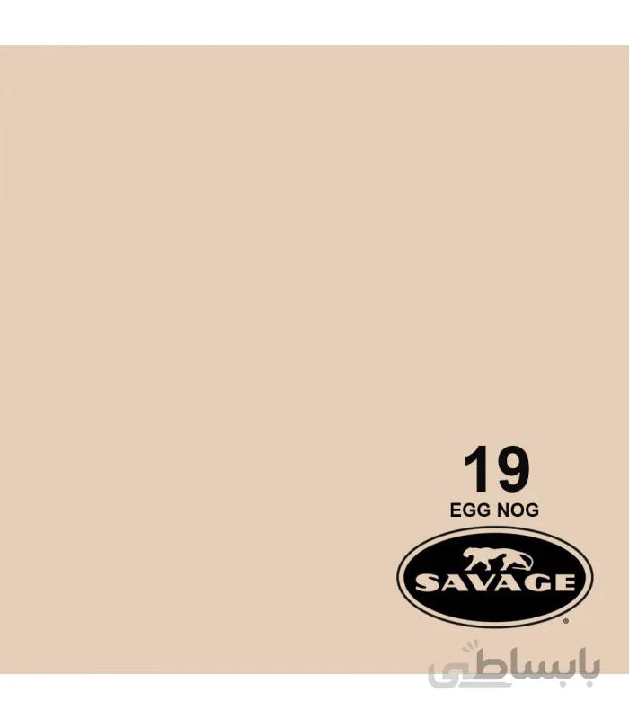فون کاغذی SAVAGE کد رنگی Egg Nog 19-12