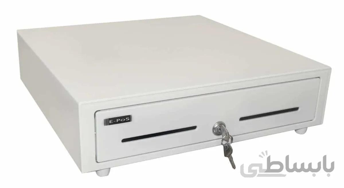 کشو پول 4 خانه زنگدار مشکی ای پوز E-POS ECH 410 ا E-POS ECH 410 Black cash drawer