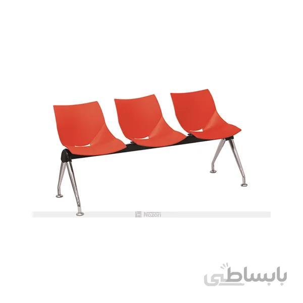صندلی انتظار سه نفره شل صنایع نظری