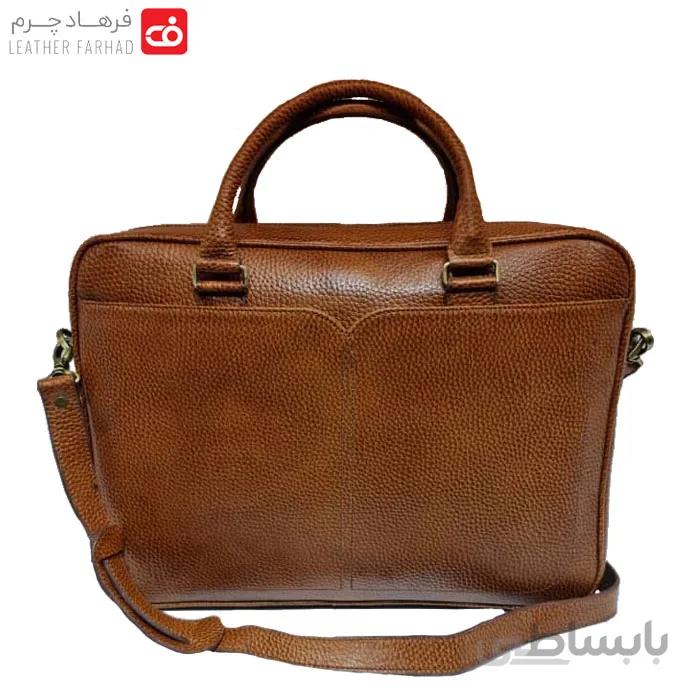 کیف اداری دو دسته چرم طبیعی تبریز