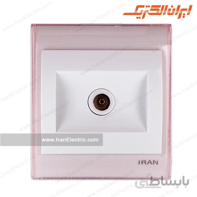 پریز آنتن تلویزیون ایران ترنسپرنت صورتی