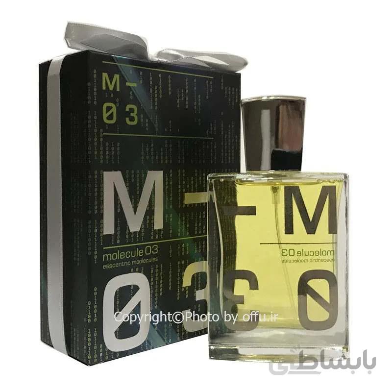 عطر ادکلن اسپرت اسنتریک مولکولز 03 فراگرنس ورد (Fragrance Escentric Molecules 03) حجم 100 میل ا Fragrance World Molecules 03