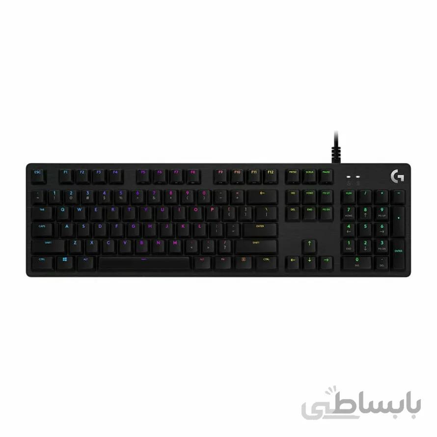 کیبورد مکانیکال گیمینگ لاجیتک G512 GX Blue Clicky ا Logitech G512 GX Blue Clicky Mechanical Gaming Keyboard