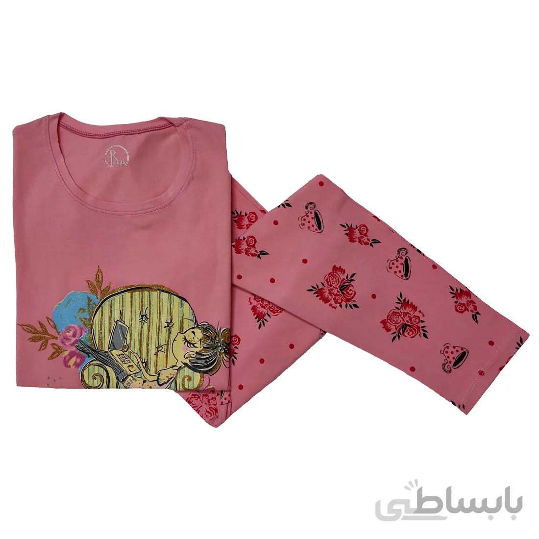 ست تیشرت و شلوار زنانه کد 16