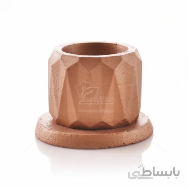 گلدان سیمانی طرح الماس ارتفاع 8 سانتی متر