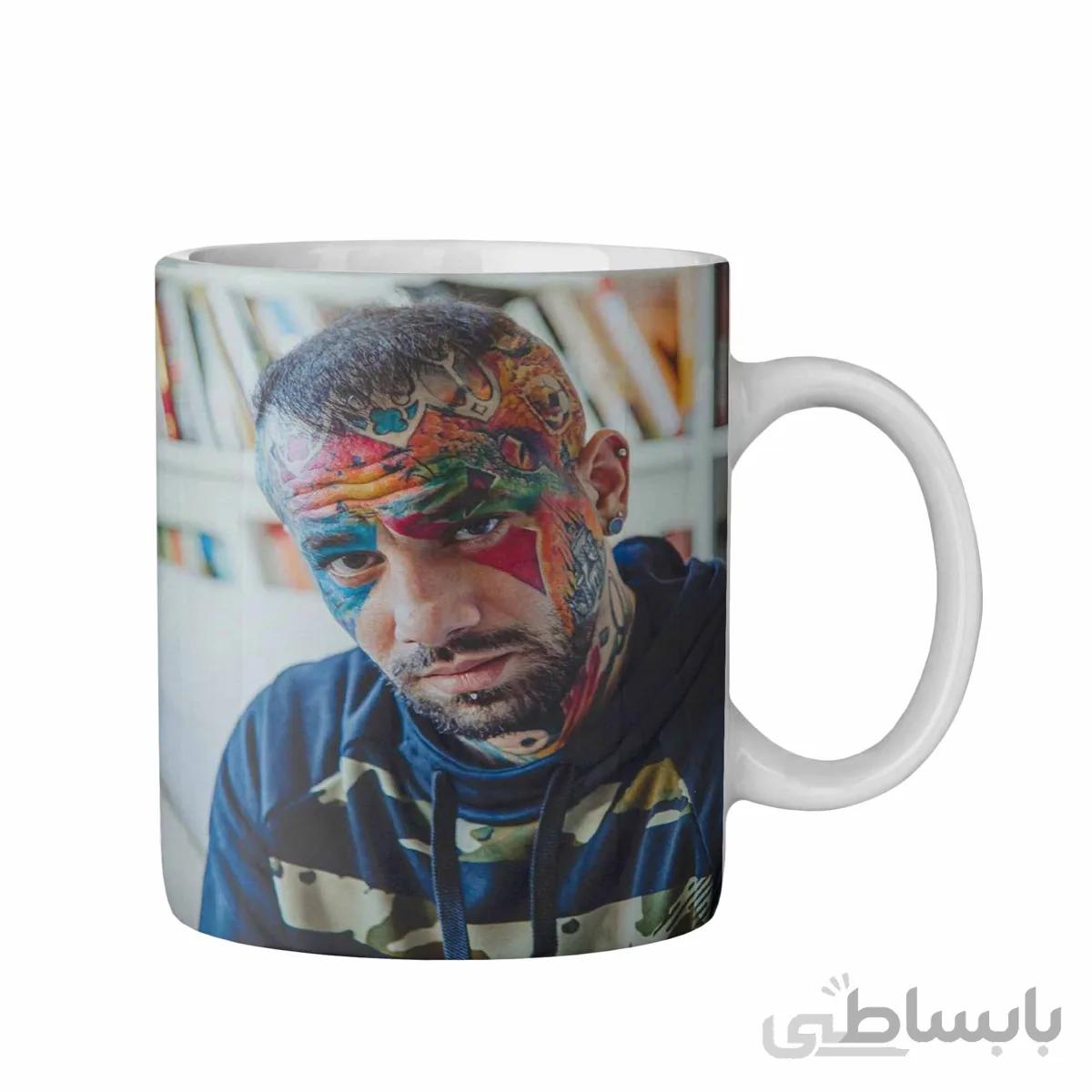 ماگ طرح خواننده تتلو Tataloo