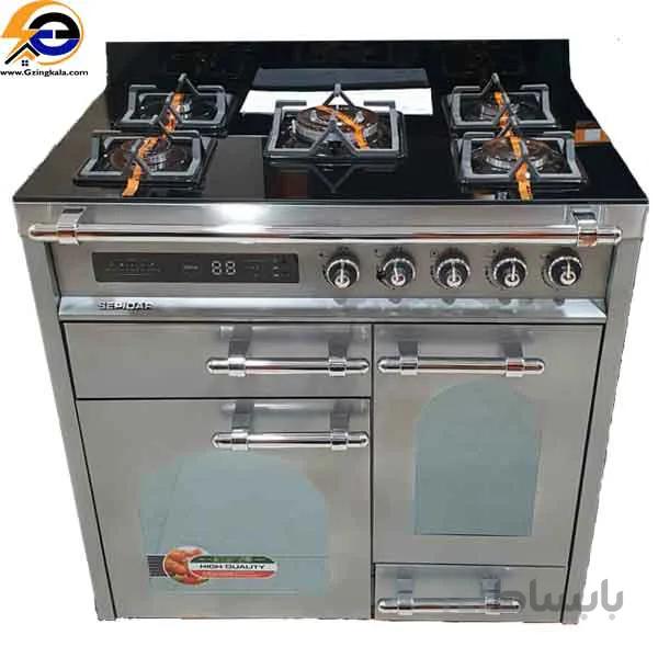 اجاق گاز طرح فر سپیدار مدل ۴۰۰۱ ا Sepidar furnished stove 4001