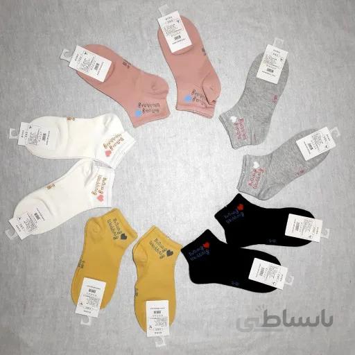 جوراب اسپورت بچه گانه دخترانه و پسرانه وارداتی گوانجو ساق کوتاه فقط 22 هزار تومن