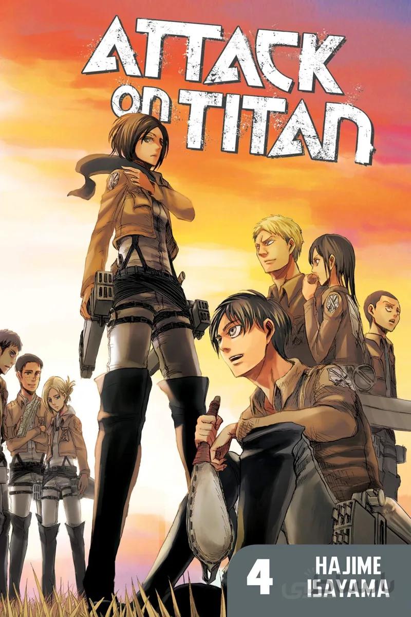 خرید مانگا اتک آن تایتان 4 زبان انگلیسی Attack on Titan 4 از فروشگاه کتاب سارانگ