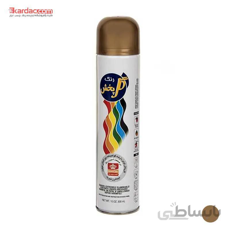 اسپری رنگ طلایی ممتاز گل پخش حجم 300 میلی لیتر
