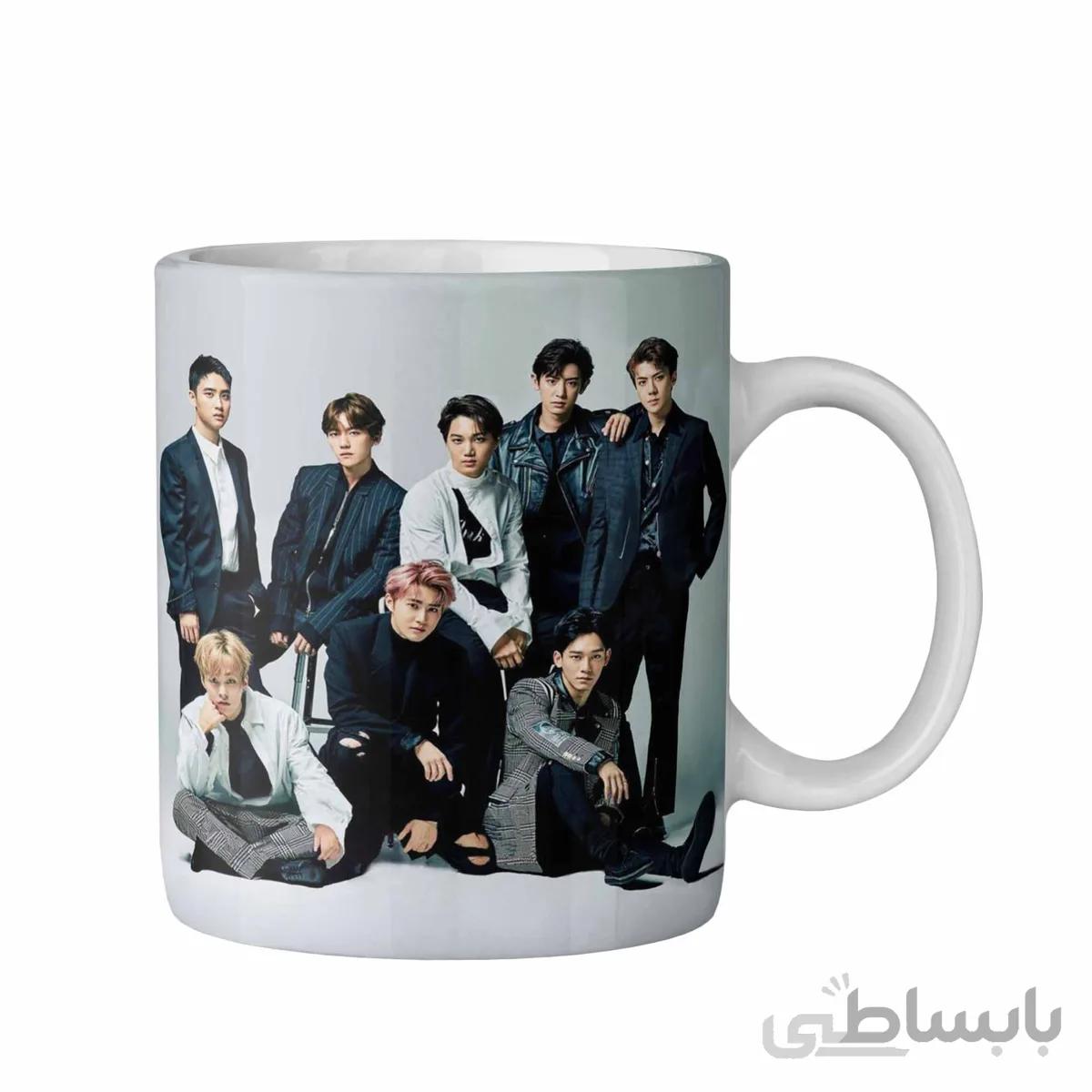 ماگ طرح گروه موسیقی اکسو EXO کد 284694