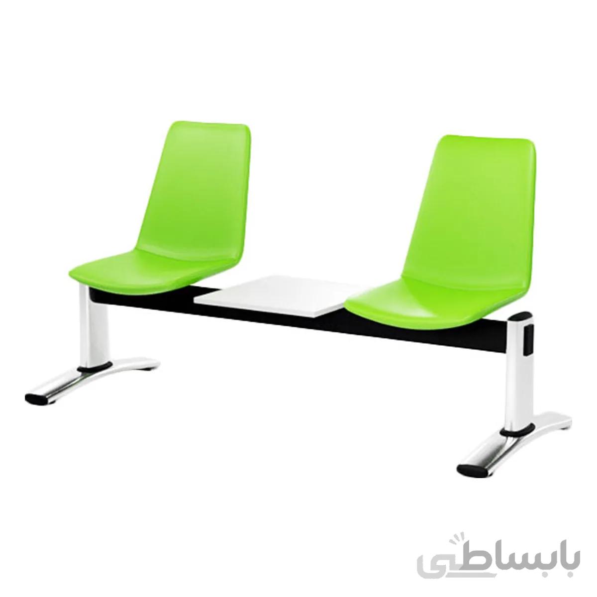صندلی انتظار دو نفره با میز الیکو