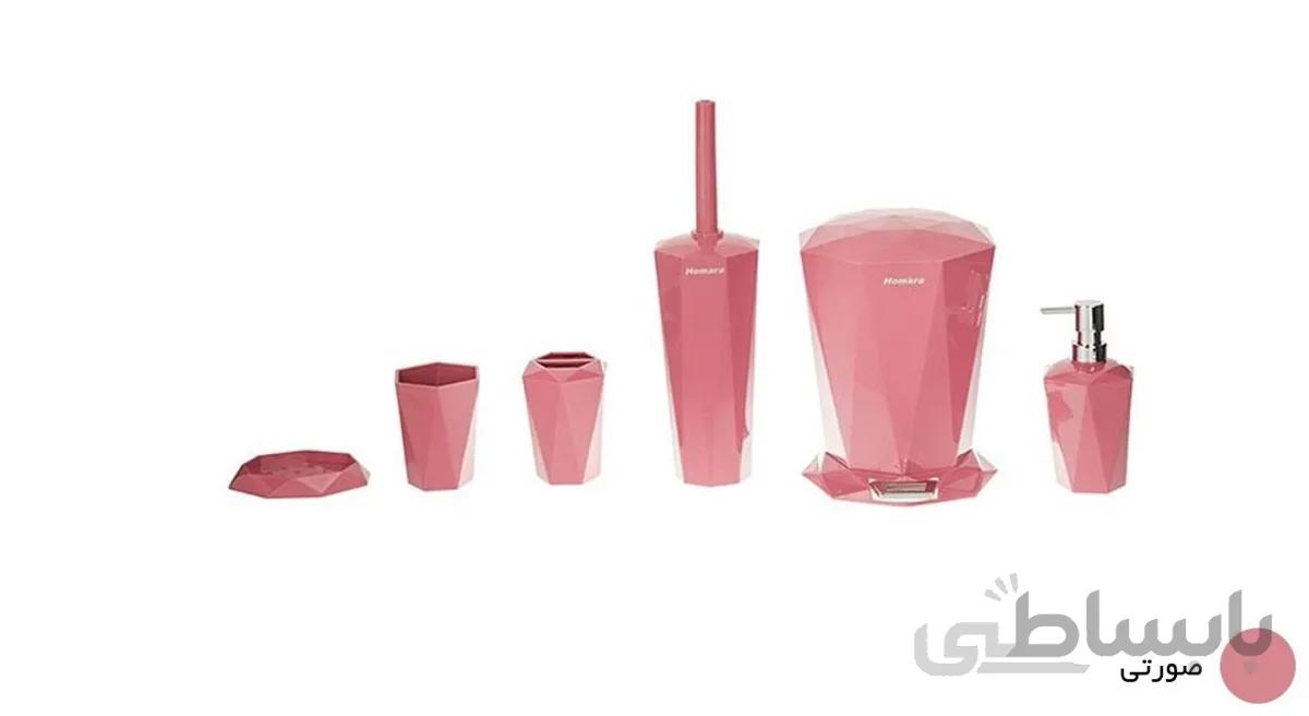ست سرویس بهداشتی همارا مدل Simple طوسی ا Homara Simple Toilet Set
