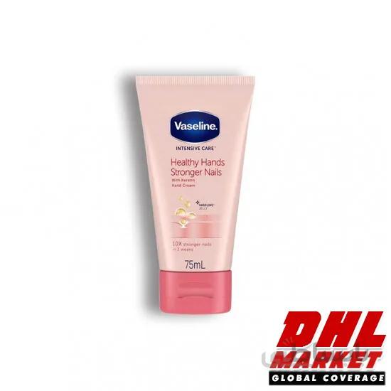 کرم ترمیم کننده دست و سفت کننده ناخن وازلین لهستان Vaseline حجم ۷۵ میل
