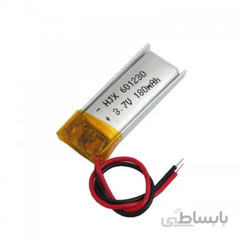 باتری لیتیومی 3.7V 180mAh دارای برد محافظ