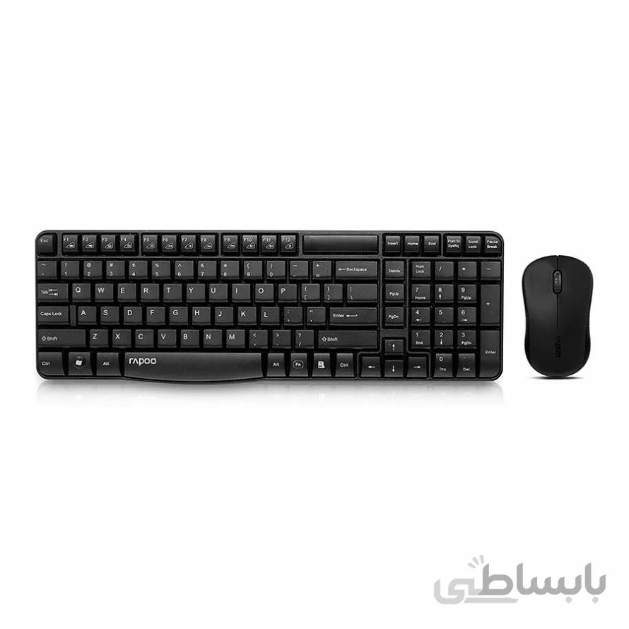 کیبورد و موس بی سیم رپو X1810 ا Rapoo X1810 Wireless Mouse and Keyboard