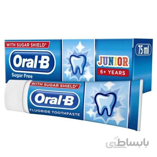 خمیردندان اورال بی جونیور مناسب استفاده کودکان بالای ۶ سال – Oral-B Junior toothpaste