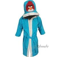 حوله تن پوش کودک طرح گلدوزی انگری برد سایز 80 و 90