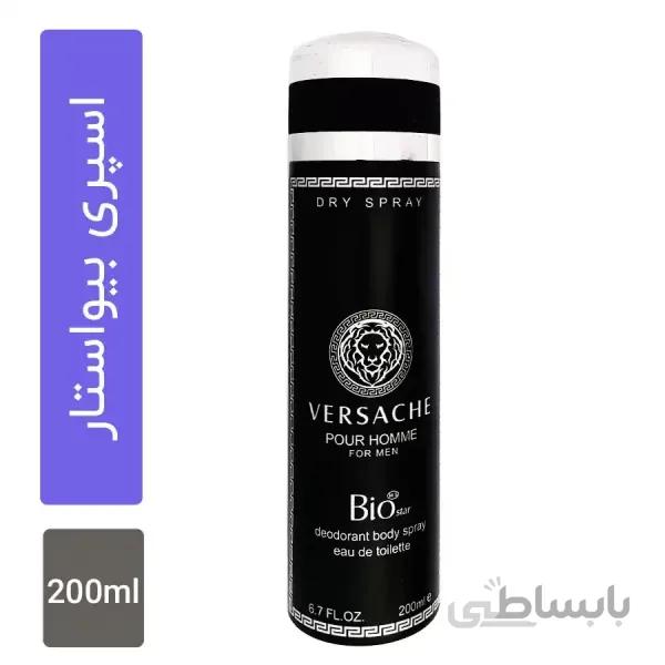 اسپری بدن مردانه بیو استار مدل Bio star VERSACHE