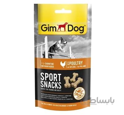 اسنک تشویقی طیور GimDog مدل SportSnack مناسب برای سگ های بالغ