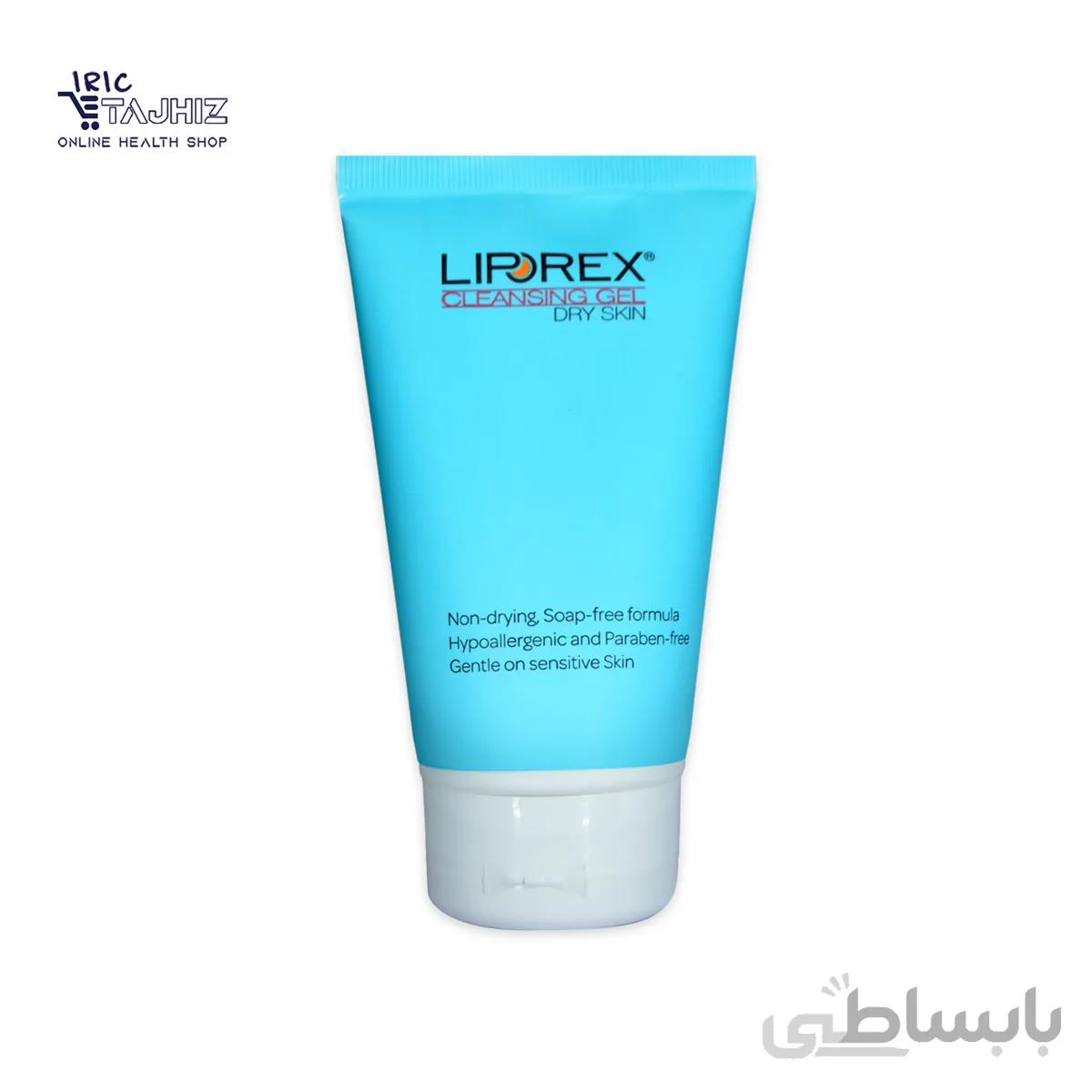 ژل شستشوی صورت پوست های خشك و حساس 150میلی لیتر لیپوركس ا Liporex Dry Skin Cleansing Gel
