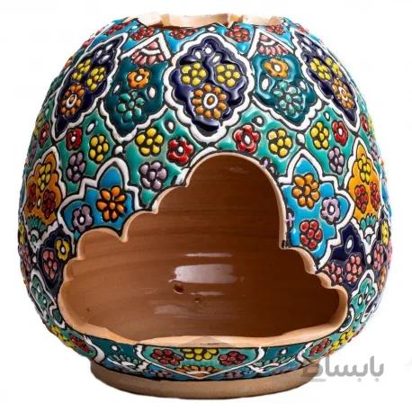 جا شمعی مینا کاری طرح ابر