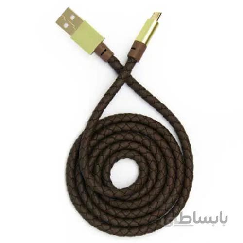 کابل Micro USB تسکو مدل TC 56 1M قهوه ای ا CABEL CHAREG & DATA TSCO TC56 1M Brown