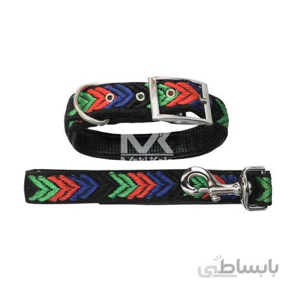 قلاده گردنی برزنتی فوم دار با بند مشکی