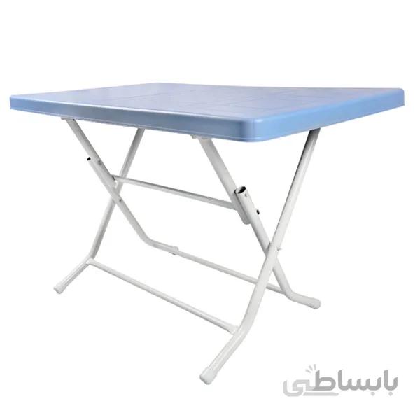 میز 6 نفره پایه فلزی